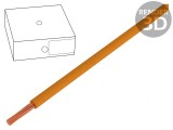 Cablu Electric 4mm2 Cu PVC Portocaliu 100m