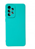Husa silicon cu microfibra compatibila cu Samsung A33 5G Turcoaz, Turquoise