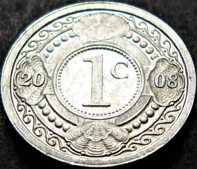Moneda exotica 1 CENT - ANTILELE OLANDEZE (Caraibe), anul 2008 * cod 981 foto