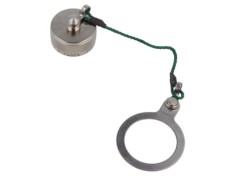 Capac conector USB AMPHENOL, flanșă pătrată, placare nichel