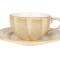 Bonna Aura Terrain - Ce&Egrave;ti de cafea &Egrave;i farfurie - 250.0 cc - Por&Aring;&pound;elan - 6er set