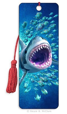 Royce 3D Bookmark - Shark Tunnel foto