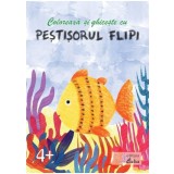 Coloreaza si ghiceste cu Pestisorul Flipi pentru 4 ani + |