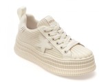 Pantofi sport GRYXX albi, M1181, din piele ecologica