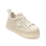 Pantofi sport GRYXX albi, M1181, din piele ecologica