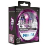 Set 2 becuri Philips H4 ColorVision mov 12V 60/55W 12342CVPPS2