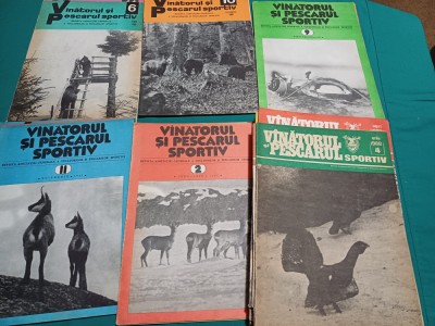 LOT 33 REVISTE V&amp;Acirc;NĂTORUL ȘI PESCARUL *ANII 1980-1988 *47A foto