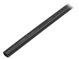 Manșon termocontractabil cu adeziv 11mm 1,2m negru