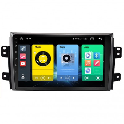 Navigatie Auto Multimedia cu GPS Suzuki SX4 (2006 - 2014), 4 GB RAM + 64 GB ROM, Slot Sim 4G pentru Internet, Carplay, Android, Aplicatii, USB, Wi-Fi, foto