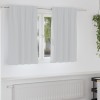 VidaXL Perdele cu perdele 2 pcs Gri deschis 140 x 140 cm Poliester