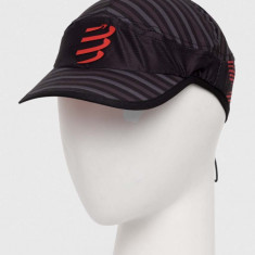 Compressport sapca Pro Racing Cap culoarea negru, modelator, CU00003B