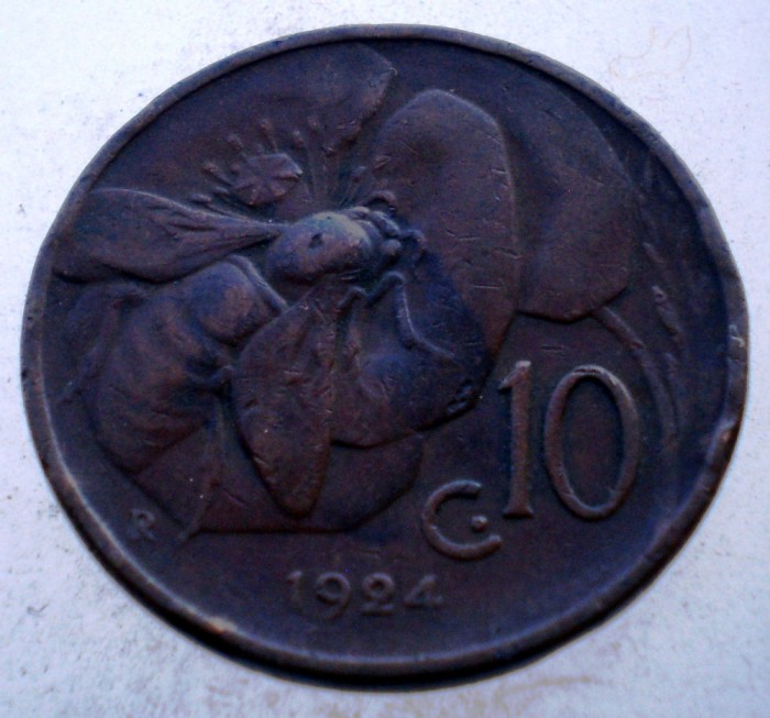 1.775 ITALIA VITTORIO EMANUELE III 10 CENTESIMI 1924 R