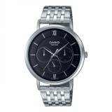 Cumpara ieftin Ceas Barbatesc Casio Collection MTP-B300D-1A, Quartz, Analog, Inox, 40mm, Argintiu, Rezistent la Apa