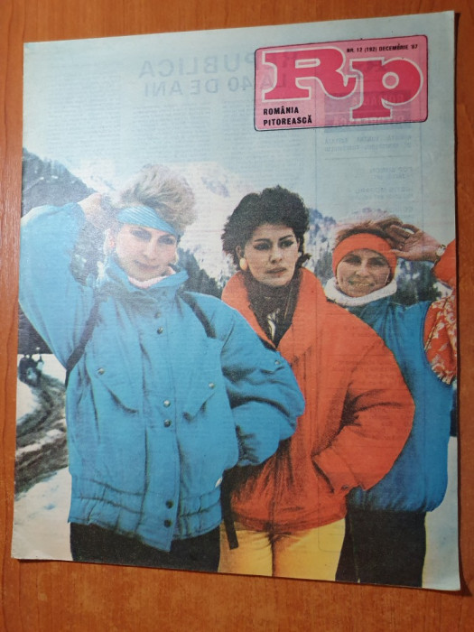 romania pitoreasca decembrie 1987-articol si foto mangalia,slanic moldova