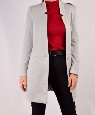 Blazer Vero Moda, gri deschis, 40 foto