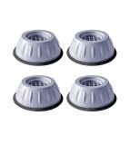 Set 4 Tampoane Antivibratii Masina Spalat Rufe, Picioare Antiderapante Cauciuc Gri, Universal