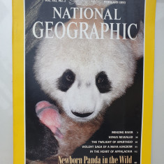 National Geographic Febr 1993, in limba engleza, 148 pag, stare f buna