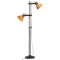 Lampa de podea cu 2 abajururi, multicolor, E27 - 4