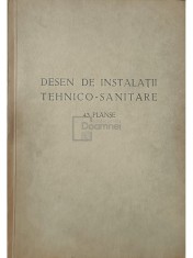 Desen de instalatii tehnico-sanitare - 43 planse foto