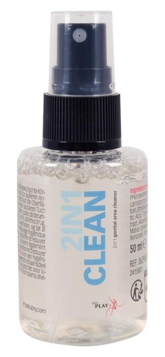 Spray 2in1 Clean from Just Play de curățare pentru zona intimă și jucării 2 in1