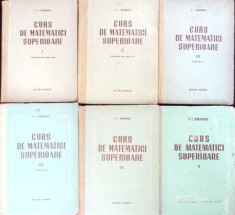 CURS DE MATEMATICI SUPERIOARE VOL.1-5 (6 CARTI)-V.I. SMIRNOV-272542