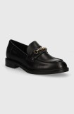Vagabond Shoemakers mocasini de piele AMINA femei, culoarea negru, cu toc plat, 5801-001-20