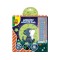 Carte de colorat 3 in 1 pentru copii, cu animale, luminiscenta