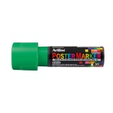 Marker pentru poster ARTLINE, corp plastic, varf tesit 30mm - verde fluorescent