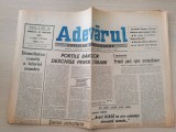 Adevarul 20 ianuarie 1990-interviu printesa margareta si gelu voican voiculescu