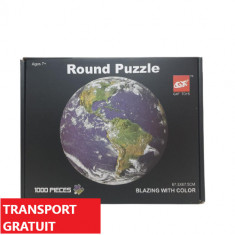 Puzzle rotund Pamantul 1000 piese foto