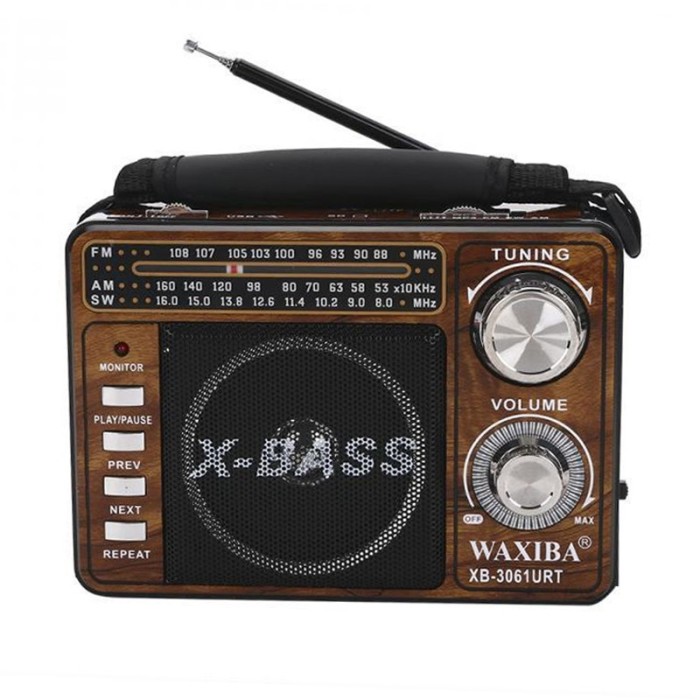 Radio portabil XB-3061URT, USB, card SD, AM/FM Radio portabil XB-3061URT, USB, card SD, AM/FM