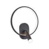 Aplică LED Altheia AP1 32x29x20cm 16W 877LM 4000K Negru Mat Corp Iluminat Modern Design Elegant Corpuri Perete Hol Living Dormitor Eficient Durabil