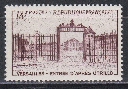 Franta 1952 - Castelul Versailles, MNH
