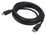 Cablu DisplayPort Goobay 5m negru, mufă DisplayPort cu blocare, 8K, HDR, 10K, 4K, Full HD