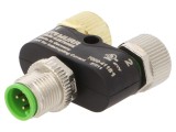 Adaptor &icirc;n T M12 Tată-Mamă CANopen