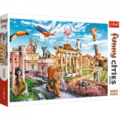 Puzzle 1000 orase amuzante roma salbatica foto