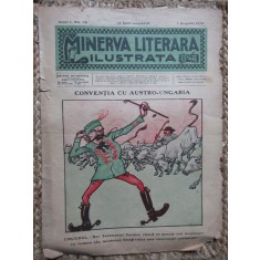 Revista Minerva literară ilustrată - ANUL I Nr. 38 din 1 AUGUST 1910