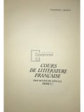 Valentin Lipatti - Cours de litterature francaise, vol. 1 (Editia: 1967)