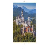 Panou radiant electric decorativ TRIO, incalzire cu infrarosu 420W/210W, model Castel Neuschwanstein, 100 x 57 cm