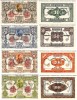 Lot 4 Reproduceri Bancnote Ferdinand, 1920, Romania - Replici Colectie, Emisiuni 10, 50, 200, 2000 Lei