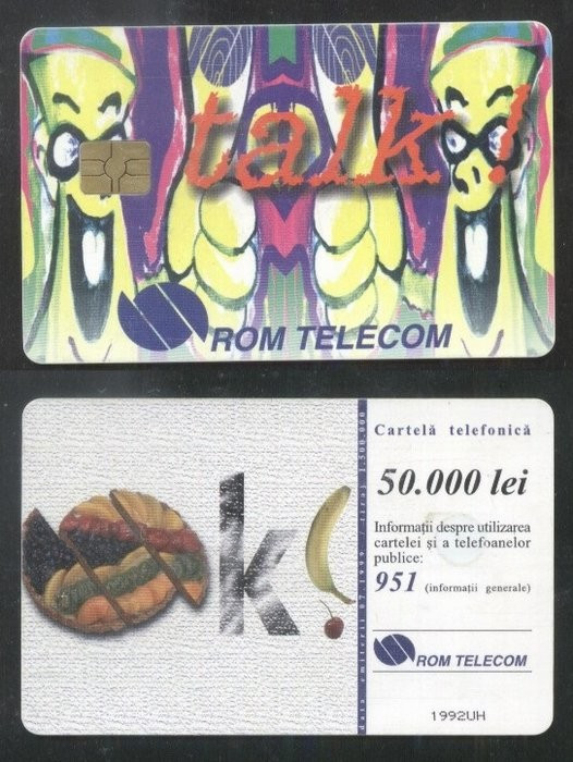 Romania 1998 Telephone card TALK CT.027
