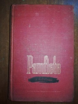 Pamflete- N. D. Cocea foto