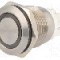 Intrerupator anti-vandalism, OFF-(ON), &Oslash;19mm, BULGIN, MPI002/TE/WH/24