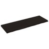 VidaXL Blat de masă gri 120x40x(2-4) cm, lemn masiv stejar tratat