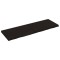 vidaXL Blat de masă gri 120x40x(2-4) cm, lemn masiv stejar tratat