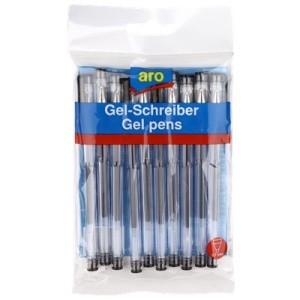 Pix cu gel albastru Aro &ndash; set 10 bucăți