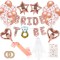 Set petrecerea burlacitelor, BRIDE TO BE, Baloane, Voal, Panglica, Tatuaje, Roz