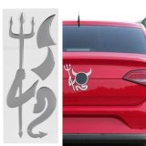 Autocolant pentru Emblema Mașină, Dracușor Argintiu, CMCLASS