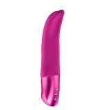 Vibrator Diva Dolphin, 4 Viteze si 6 Moduri Vibratii, Silicon, Fuchsia, 19.1 cm