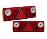 Cumpara ieftin Set Stopuri spate stanga + dreapta pentru remorca si semiremorca, socluri PY21W P21W R10W, 420x140x80 mm